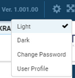 settings menu